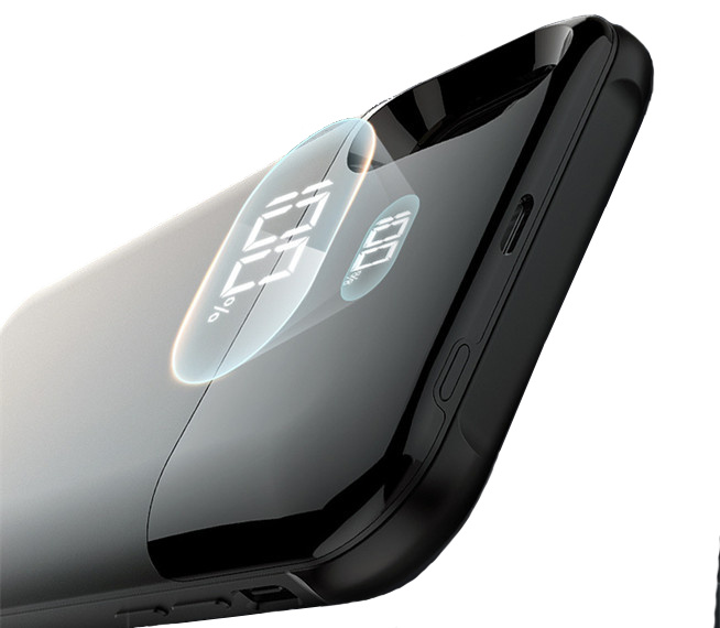 Batería Power Bank + Funda trasera para iPhone Xs Max Black