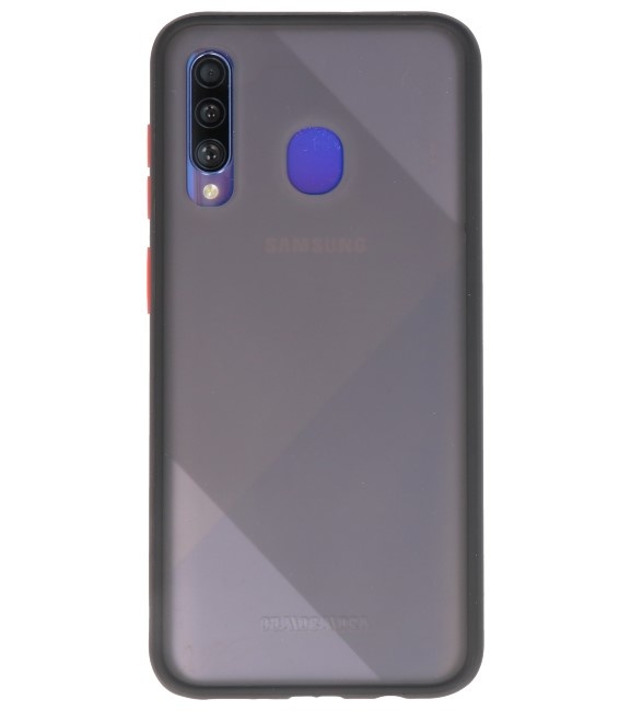 Étui rigide à combinaison de couleurs pour Samsung Galaxy A20s Noir