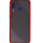 Farvekombination Hård taske til Samsung Galaxy A20s rød