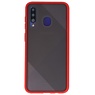 Funda dura combinada de colores para Samsung Galaxy A20s Rojo