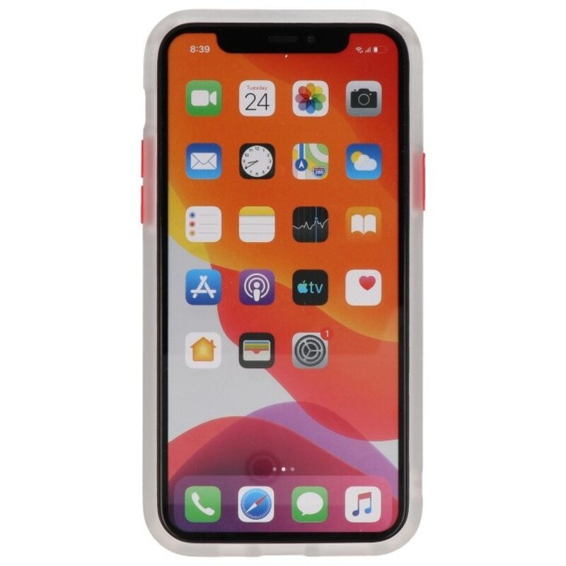 Combinación de colores Funda rígida para iPhone 11 Pro Transparente
