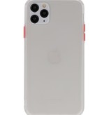 Funda rígida combinada de colores para iPhone 11 Pro Max Transparente