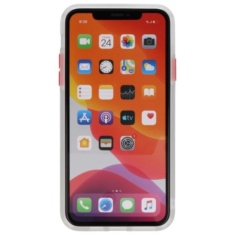 Kleurcombinatie Hard Case voor iPhone 11 Pro Max Transparant
