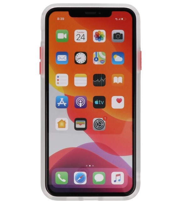Color combination Hard Case for iPhone 11 Pro Max Transparent