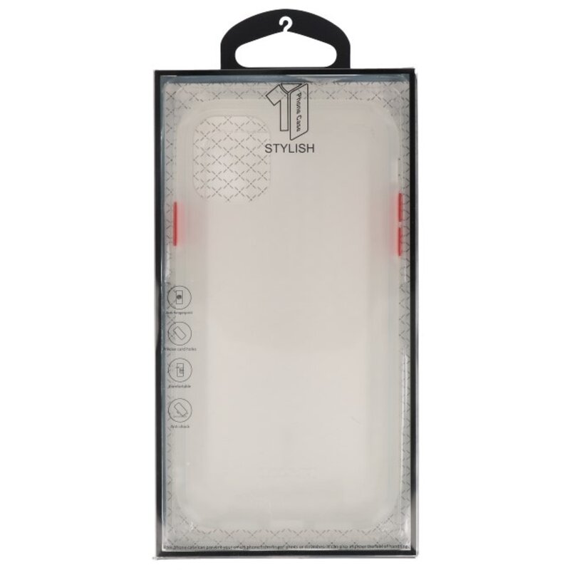 Funda rígida combinada de colores para iPhone 11 Pro Max Transparente