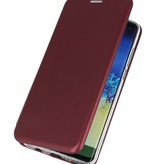 Custodia slim folio per Huawei P30 Bordeaux Red