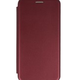 Custodia slim folio per Huawei P30 Bordeaux Red