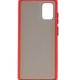 Combinazione di colori Custodia rigida per Samsung Galaxy A51 rosso