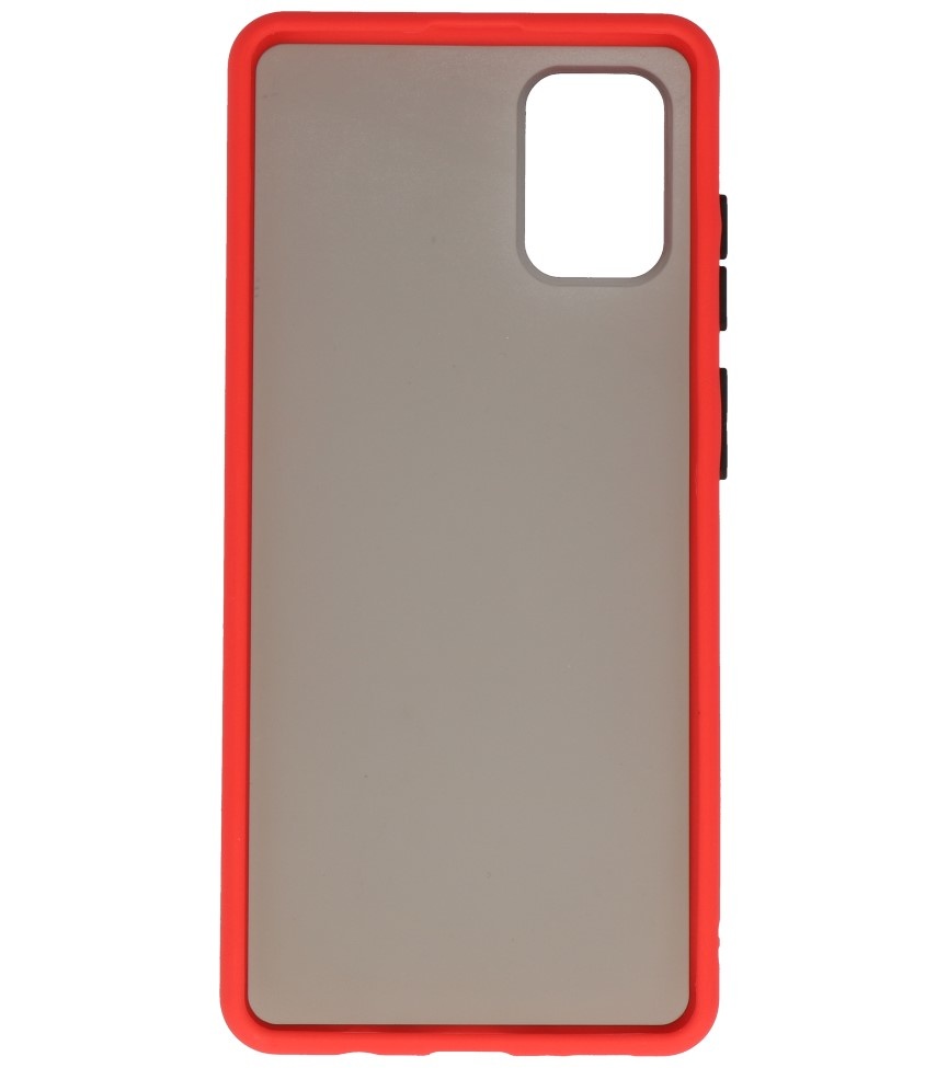 Color combination Hard Case for Samsung Galaxy A51 Red