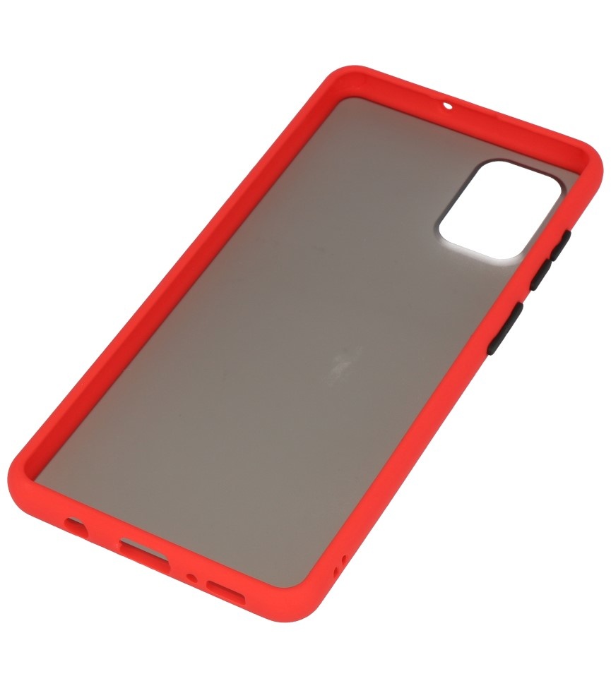 Farbkombination Hard Case für Samsung Galaxy A51 Red