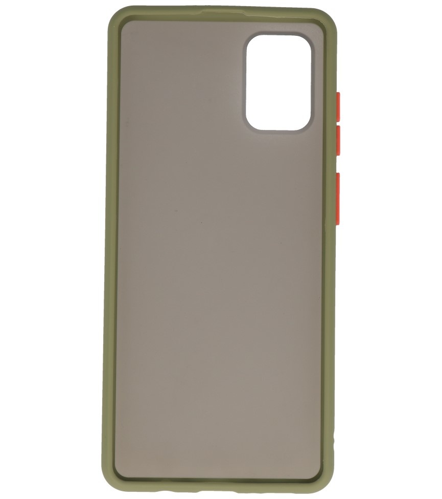 Kleurcombinatie Hard Case voor Samsung Galaxy A51 Groen