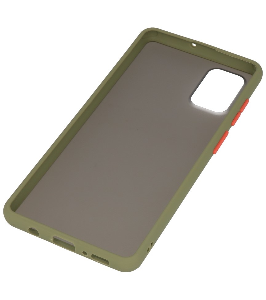 Kleurcombinatie Hard Case voor Samsung Galaxy A51 Groen