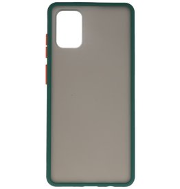 Kleurcombinatie Hard Case voor Samsung Galaxy A51 Donker Groen