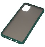 Combinazione di colori Custodia rigida per Samsung Galaxy A51 verde scuro