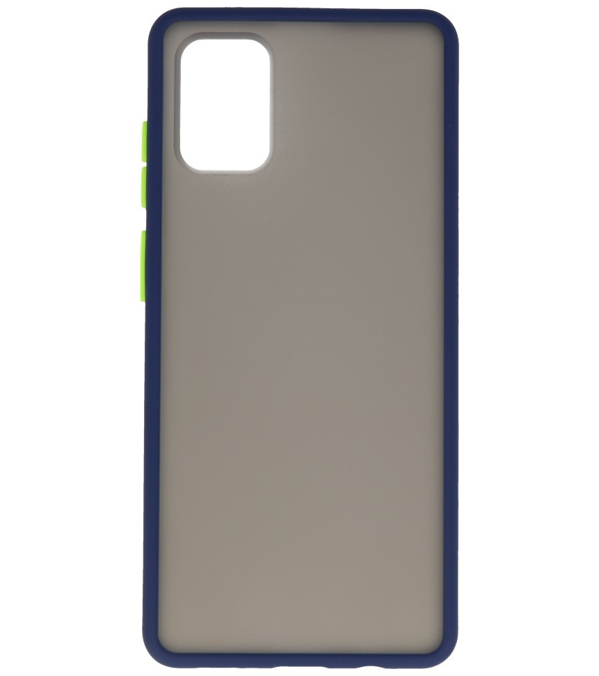 Kleurcombinatie Hard Case voor Samsung Galaxy A71 Blauw