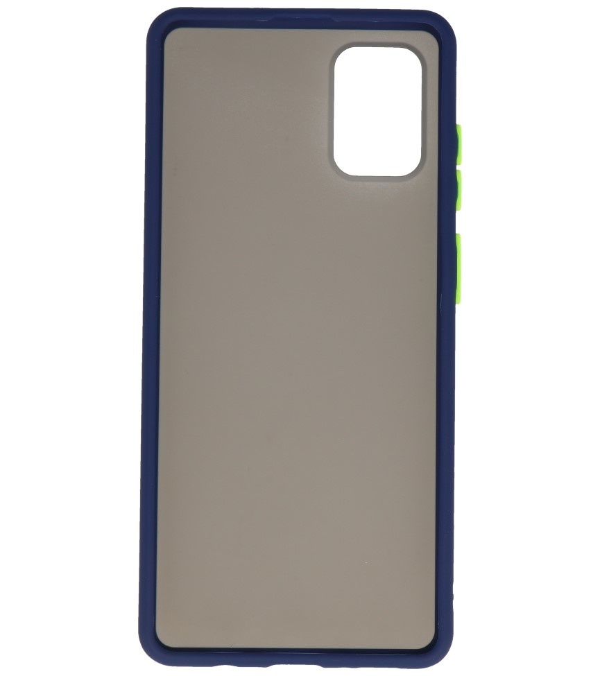 Farbkombination Hard Case für Samsung Galaxy A71 Blau
