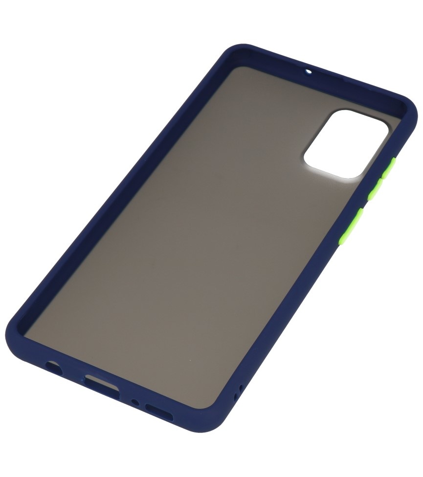 Farbkombination Hard Case für Samsung Galaxy A71 Blau