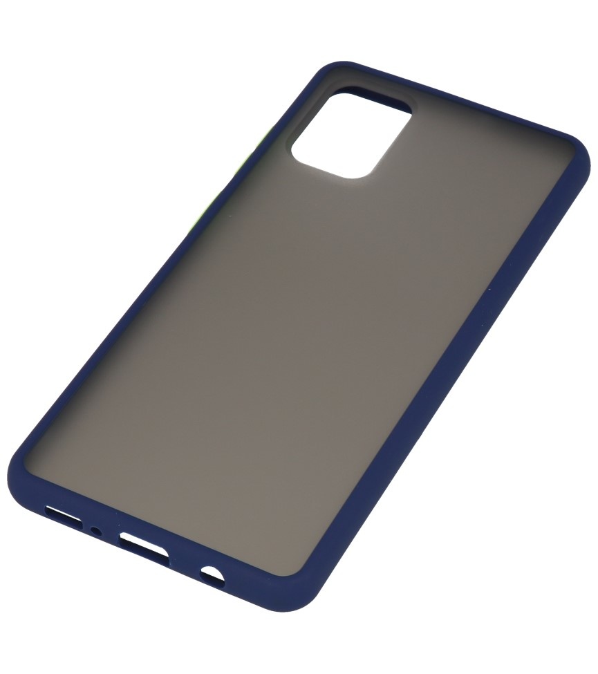 Farbkombination Hard Case für Samsung Galaxy A71 Blau