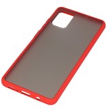 Combinazione di colori Custodia rigida per Samsung Galaxy A71 rossa