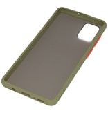 Farbkombination Hard Case für Samsung Galaxy A71 Grün