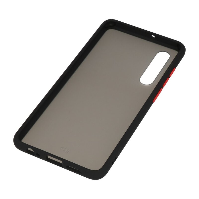Farvekombination Hård etui til Huawei P30 Sort