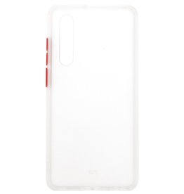 Funda dura combinada de colores para Huawei P30 Transparente