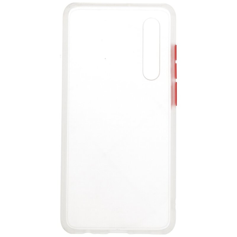 Funda dura combinada de colores para Huawei P30 Transparente