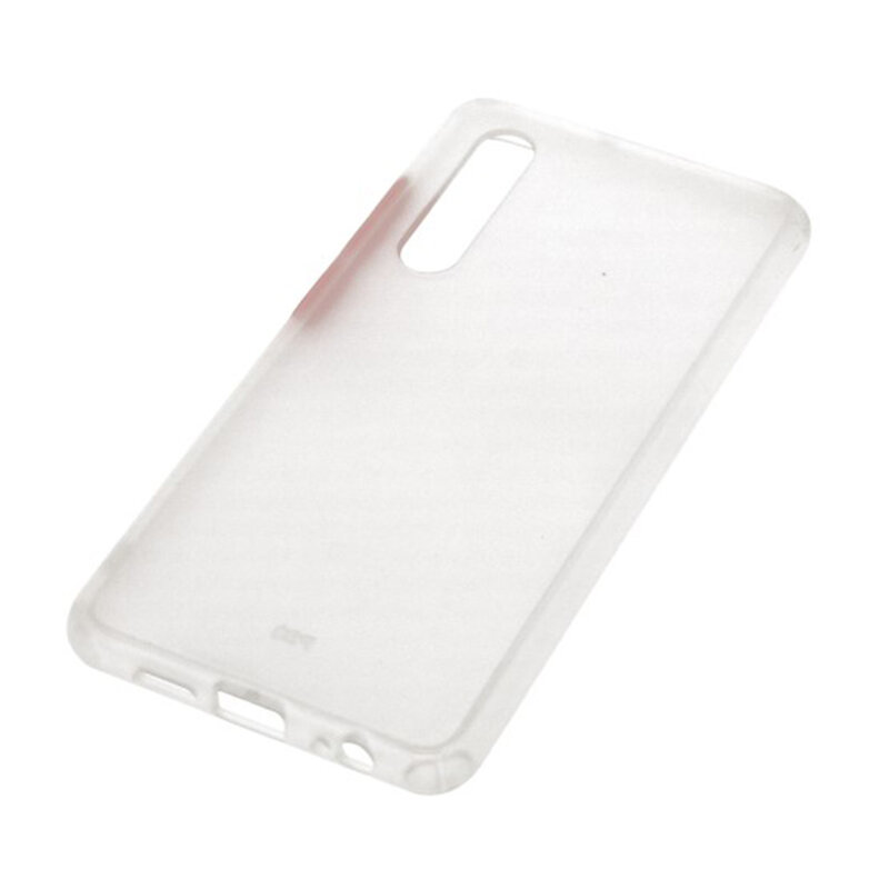 Funda dura combinada de colores para Huawei P30 Transparente