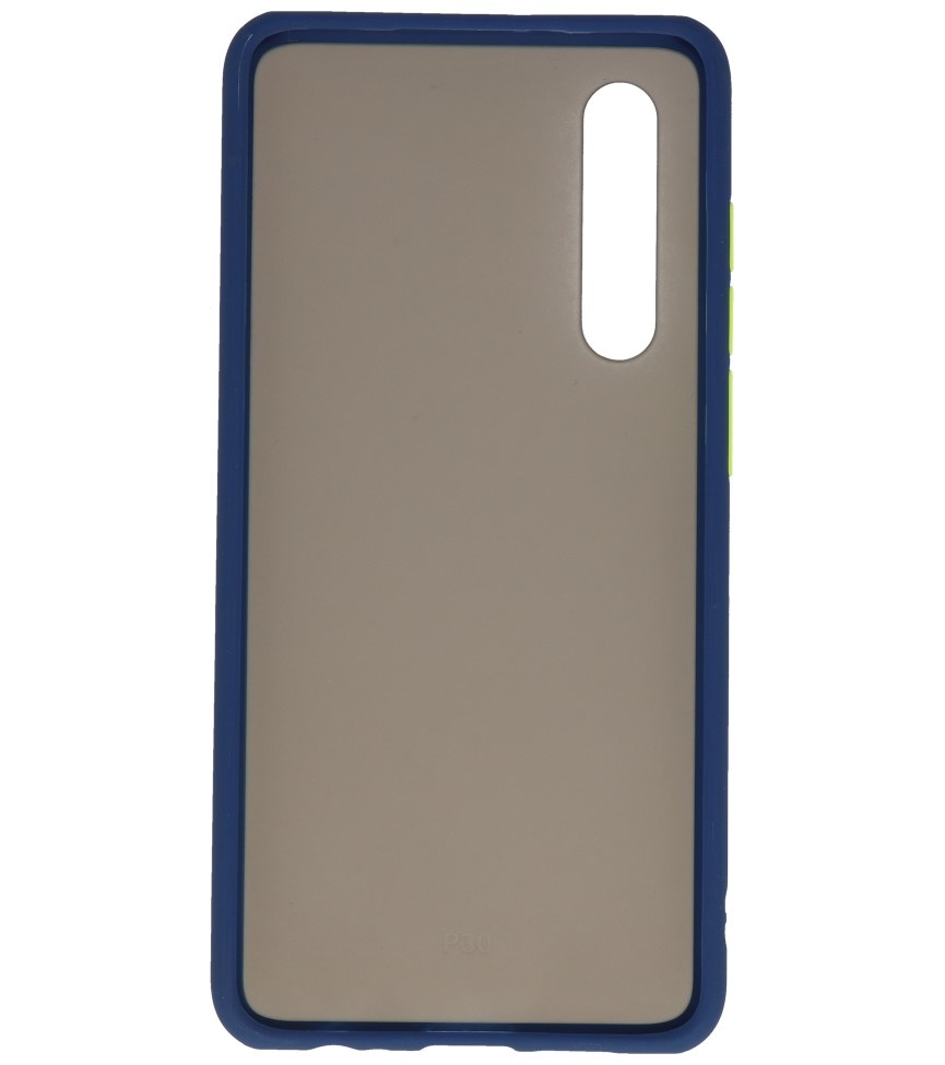 Kleurcombinatie Hard Case voor Huawei P30 Blauw