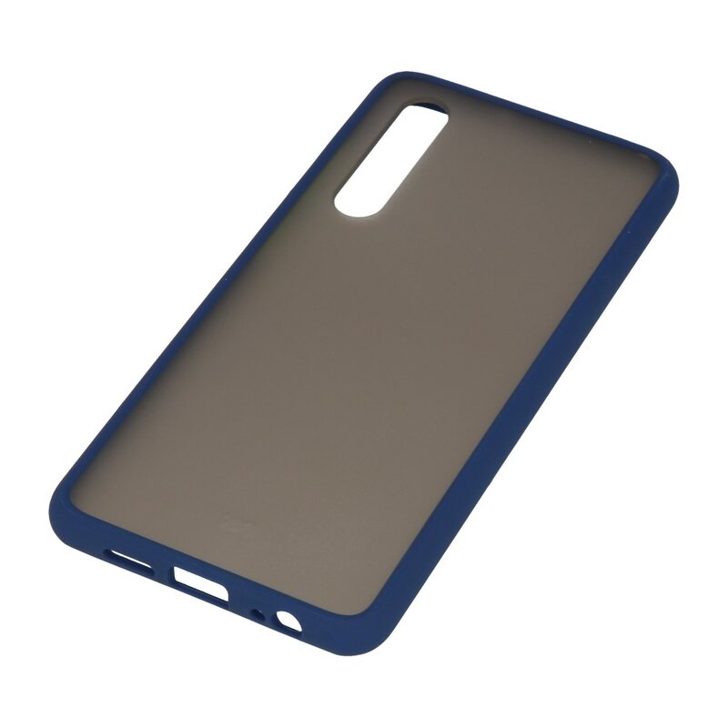 Funda dura combinada de colores para Huawei P30 Azul