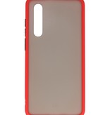 Combinazione di colori Custodia rigida per Huawei P30 rosso