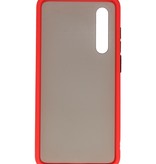 Combinazione di colori Custodia rigida per Huawei P30 rosso