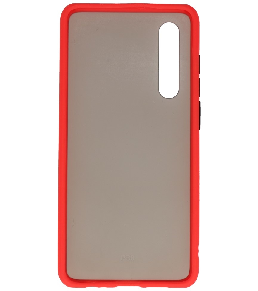Color combination Hard Case for Huawei P30 Red