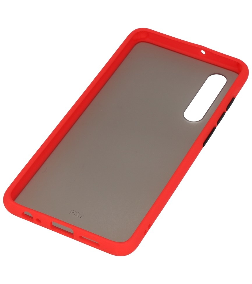 Kleurcombinatie Hard Case voor Huawei P30 Rood