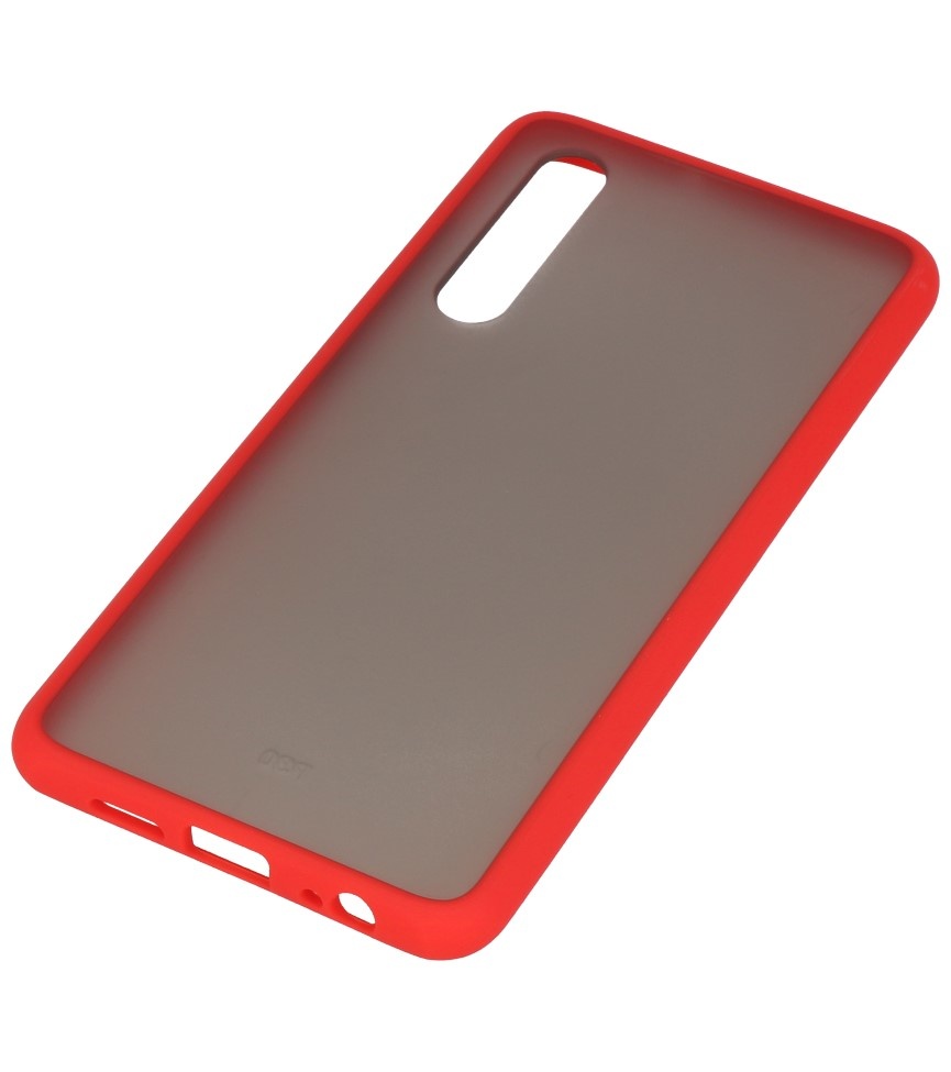 Combinazione di colori Custodia rigida per Huawei P30 rosso