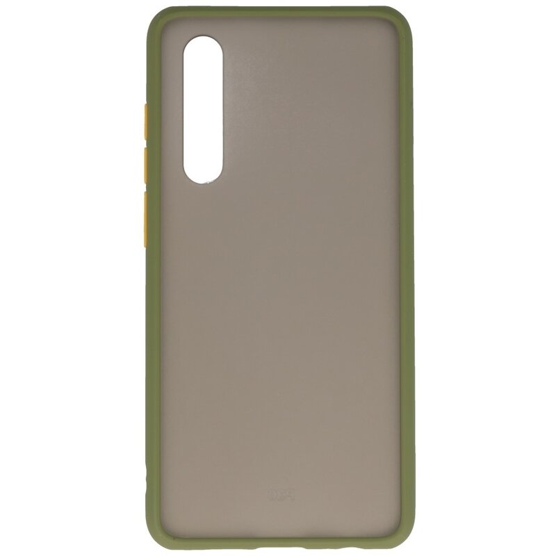 Color combination Hard Case for Huawei P30 Green