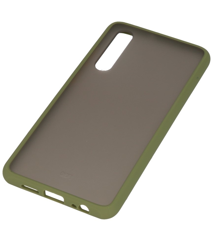 Color combination Hard Case for Huawei P30 Green