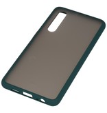 Combinazione di colori Custodia rigida per Huawei P30 verde scuro