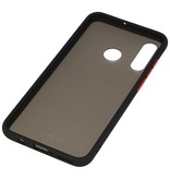 Funda dura combinada de colores para Huawei P30 Lite Negro