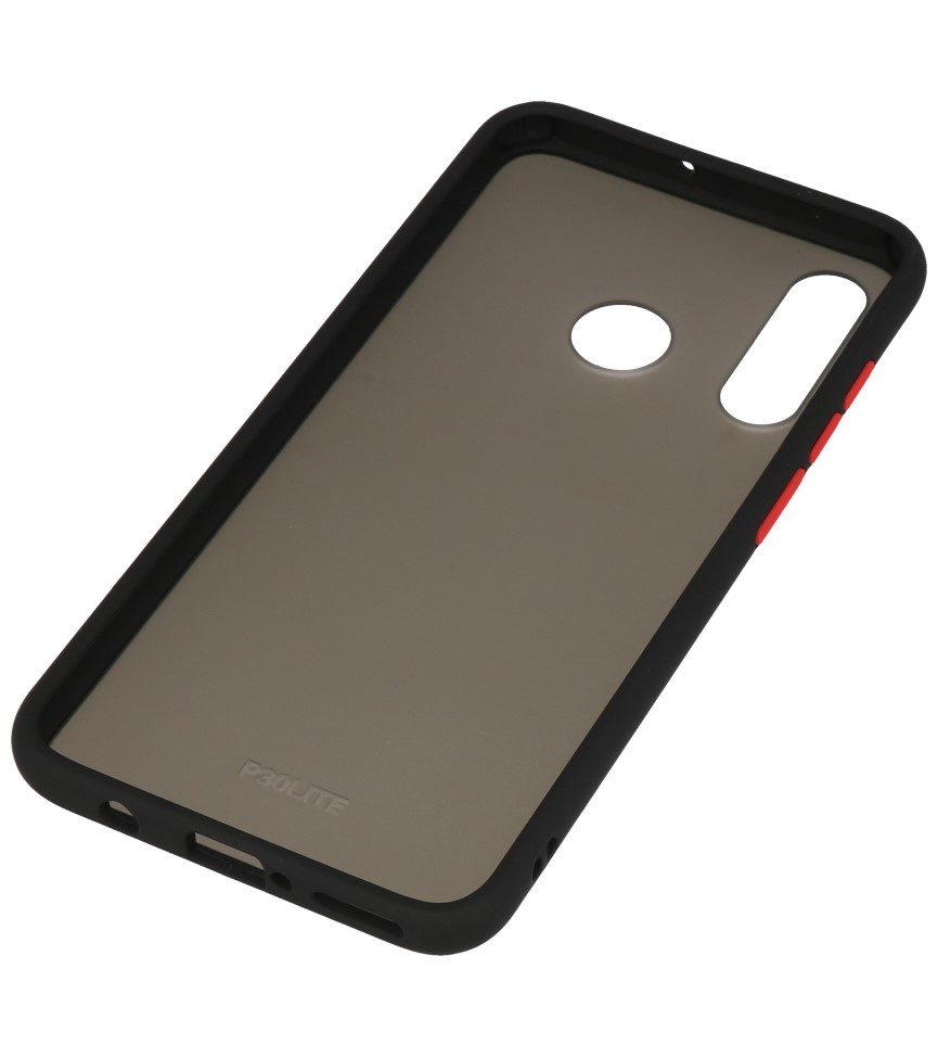 Farbkombination Hard Case für Huawei P30 Lite Schwarz