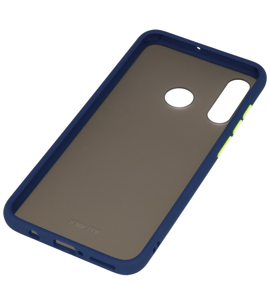 Color combination Hard Case for Huawei P30 Lite Blue