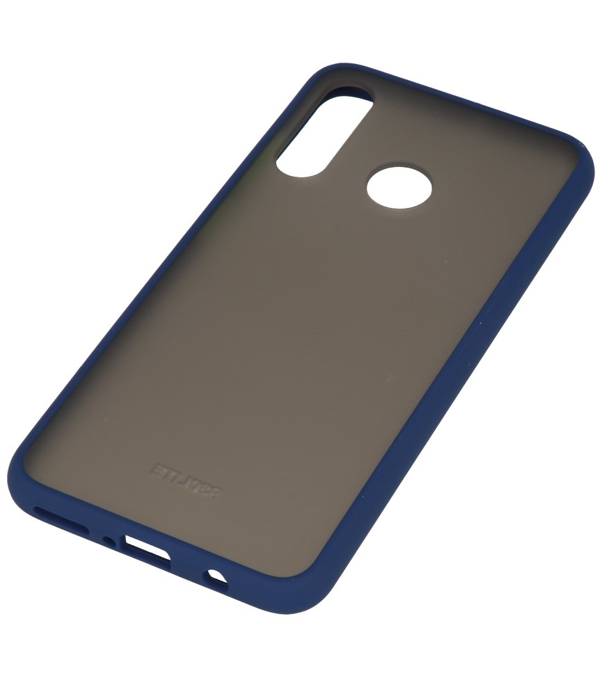 Funda dura combinada de colores para Huawei P30 Lite Azul