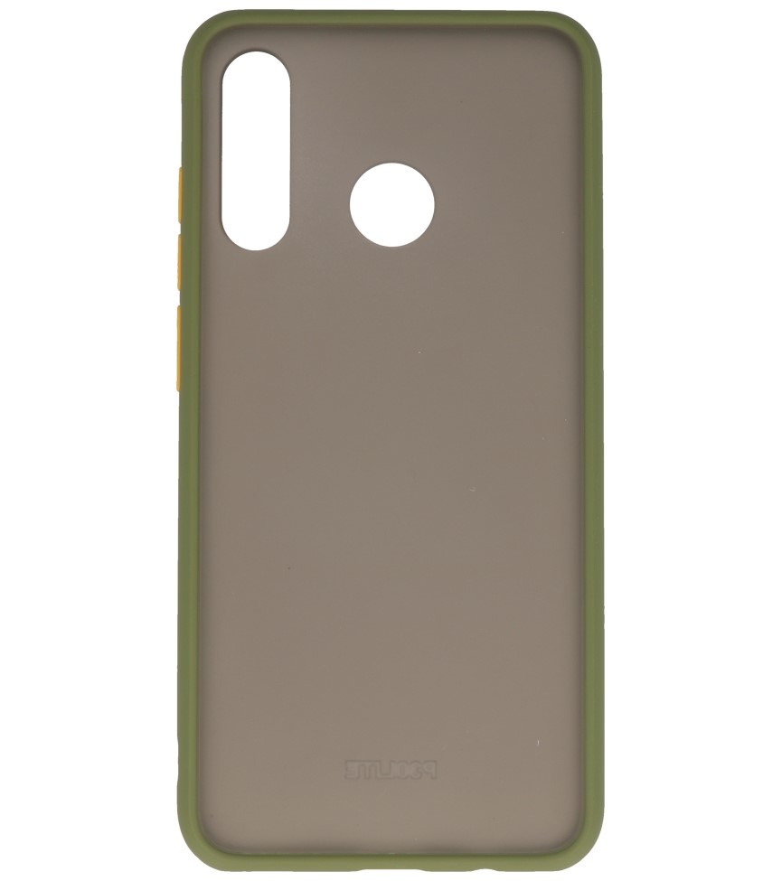 Color combination Hard Case for Huawei P30 Lite Green