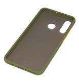 Funda dura combinada de colores para Huawei P30 Lite Verde