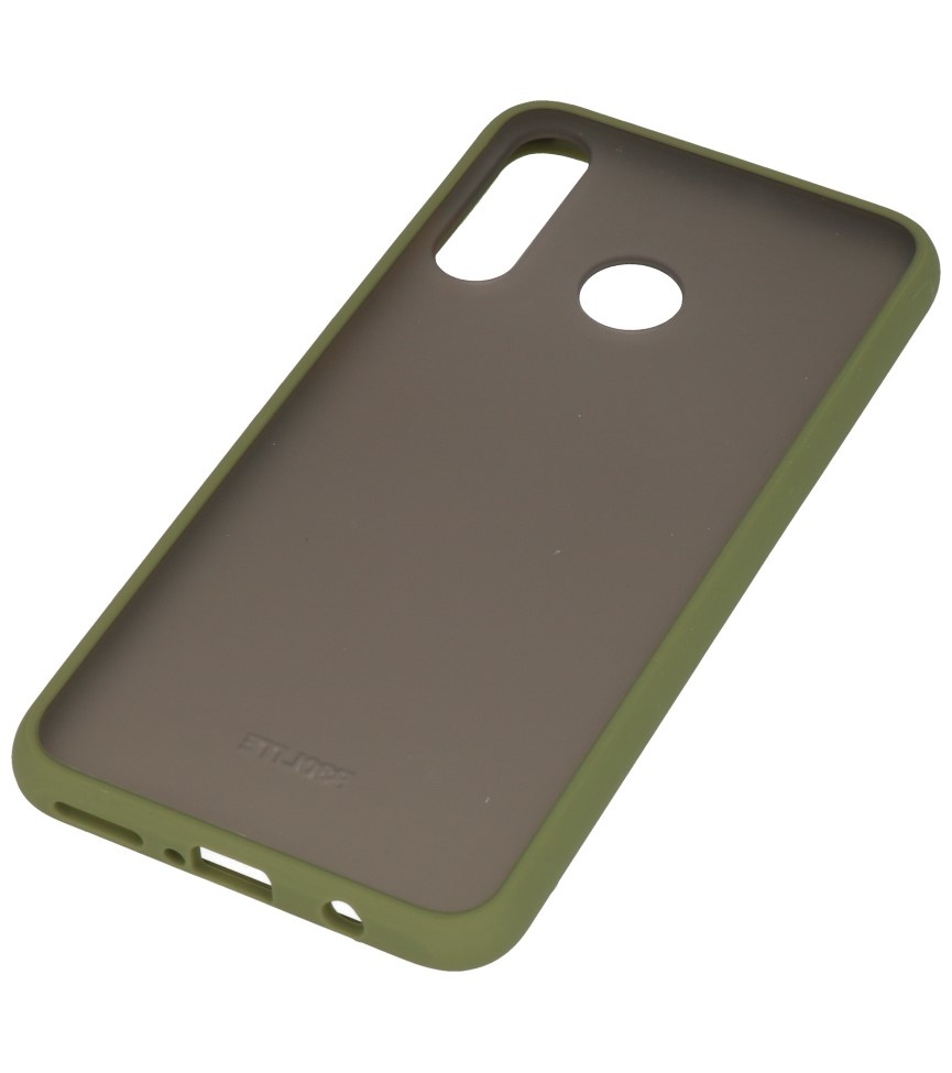 Color combination Hard Case for Huawei P30 Lite Green