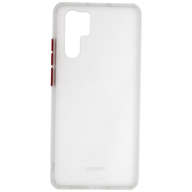 Kleurcombinatie Hard Case voor Huawei P30 Pro Transparant