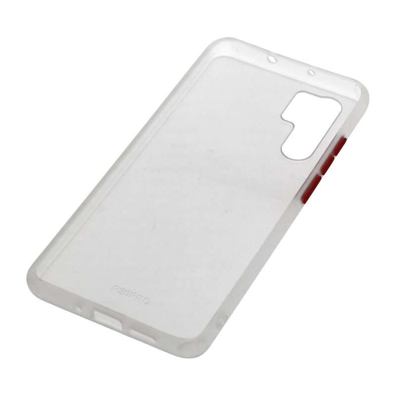 Funda dura combinada de colores para Huawei P30 Pro Transparente