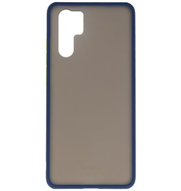 Funda dura combinada de colores para Huawei P30 Pro Blue