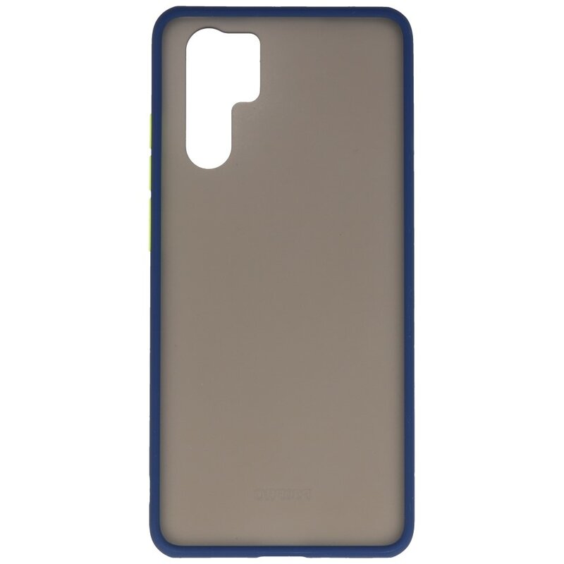 Funda dura combinada de colores para Huawei P30 Pro Blue