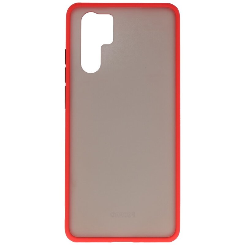 Funda dura combinada de colores para Huawei P30 Pro Red